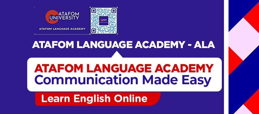 ATAFOMUni's tweet photo. Master English with our Language Academy: ATAFOM LANGUAGE ACADEMY at ATAFOM University International!
Start, Elevate and Perfect your English skills with us ❤️💙🌏🌍🌎
Take your English level to new heights with us NOW!
#ATAFOMUniversity #ATAFOM #ATAFOMLanguageAcademy #itskills ##learnenglish #ALA #admissionsopen2024_25 #enrollnow🚨