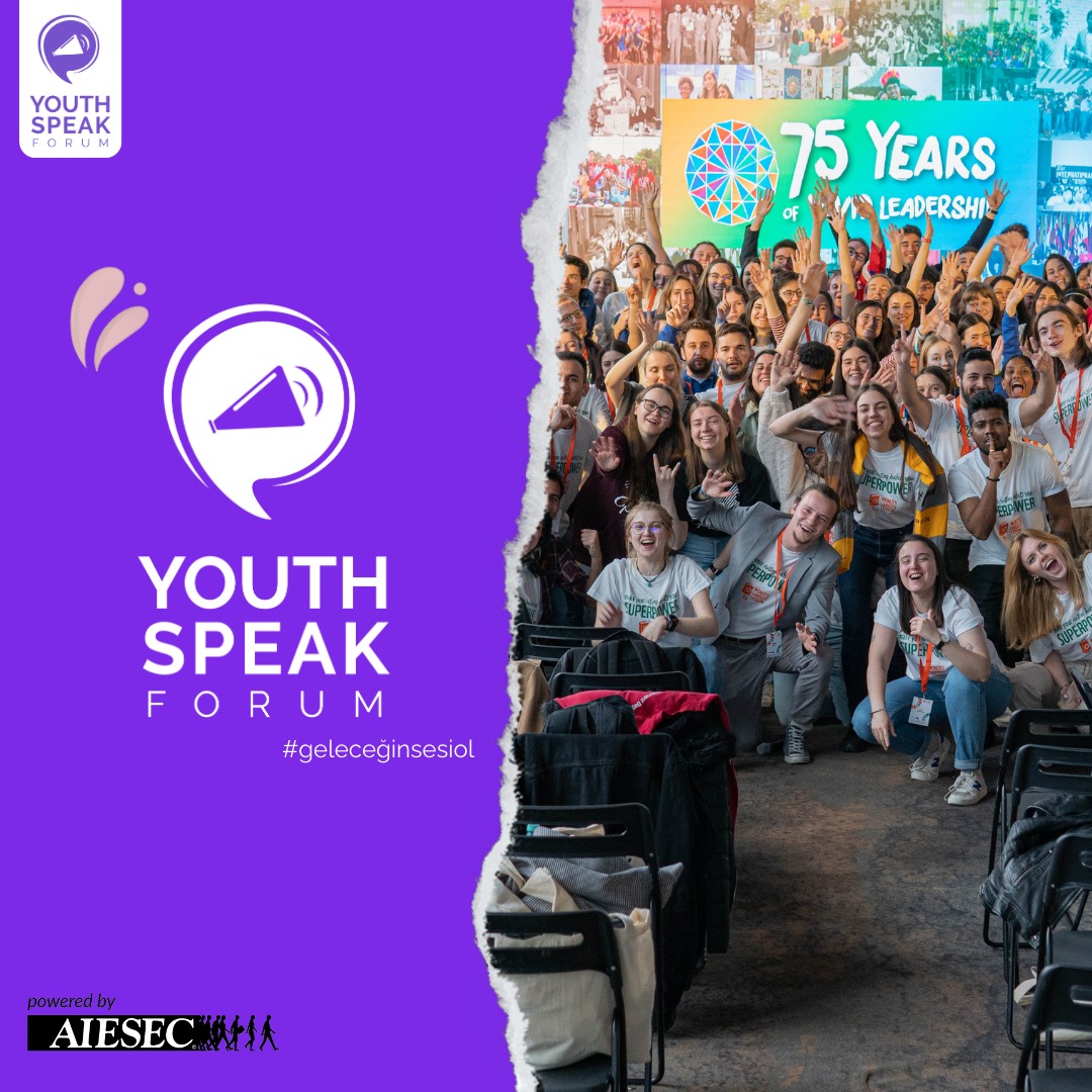 🗨️ #YouthSpeakForum İstanbul'da gençliğin sesi olacak!

11 Mayıs'ta #KüreselAmaçlar'a nasıl katkıda bulunabileceğini şirketler ile tartışmak, küresel ve yerel sorunları önemseyen kuruluşlar ile bağlantı kurmak ve kariyerine yön vermek için kayıt ol!👉🏻bit.ly/ysfkayit