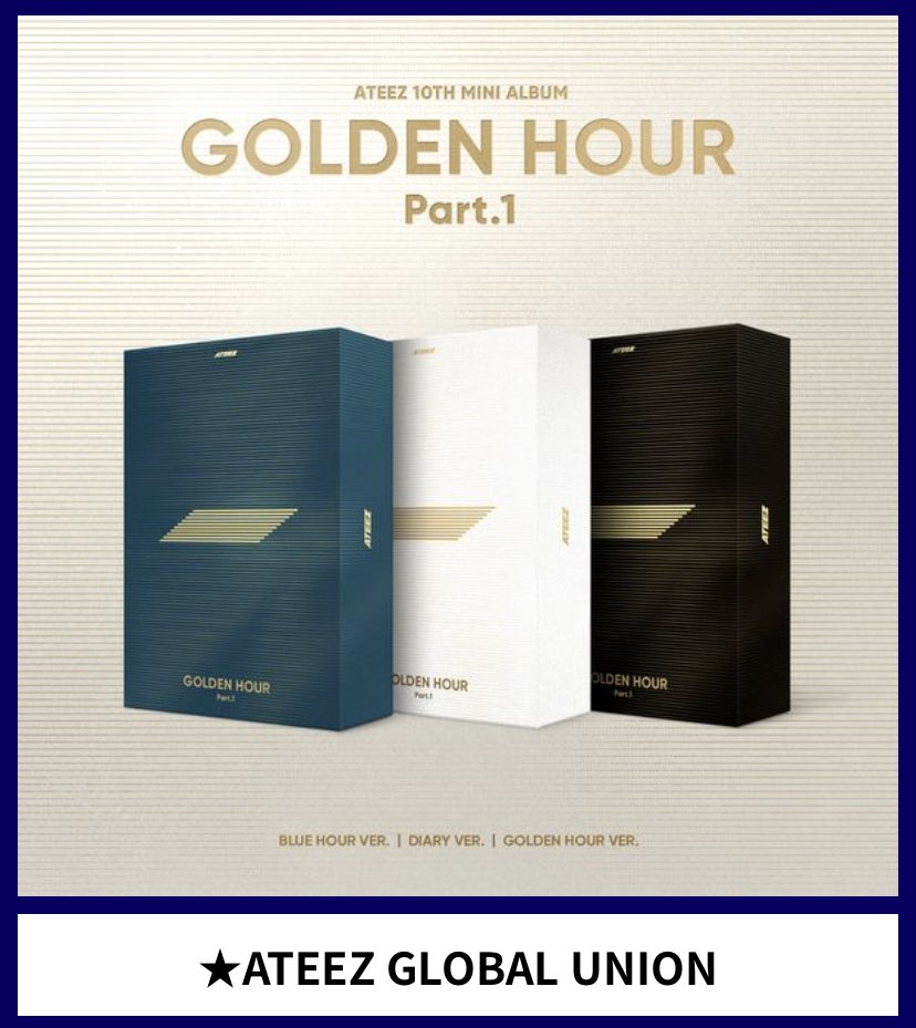 [💿] ATEEZ GLOBAL UNION x @Ktown4u_com Here’s our discount link! 💛Discounted prices 💛Ktown4u POB will be provided 💛Sales reflected in Gaon & Hanteo chart ⏰ Ends May 31st 9AM KST 🔗 tinyurl.com/295jcs5j @ATEEZofficial #ATEEZ #에이티즈 #GOLDENHOUR_Part1