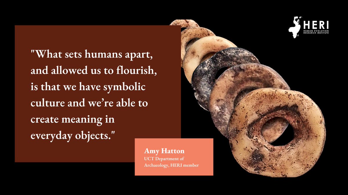 Ostrich eggshell beads may hold key to uncovering social connections across eastern & southern #Africa 50,000 years ago. Read more from HERI researchers @_AmyHatton_ and @BenRCollins here: bit.ly/3LVyC1w