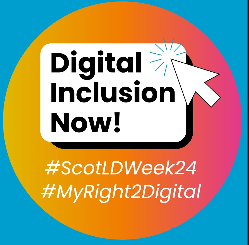This is Scottish Learning Disability Week 2024. The Theme is Digital Inclusion #MyRight2Digital. @SCLDNews #ScotLDWeek24
#MyRight2Digital @WDCouncil