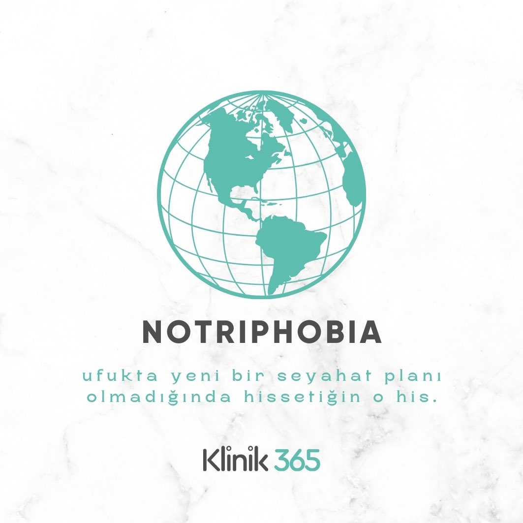 Notriphobia ✈️ Ufukta yeni bir seyahat planı olmadığında hissetiğin o his. 🫨 #klinik365 #notriphobia #travelling #traveller #seyahat #tatil