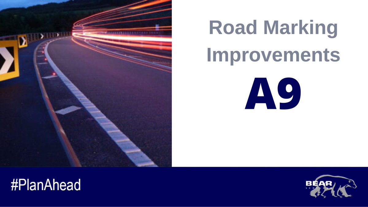 #A9 carraigeway improvements  

Works will take place on the Northbound dual carriageway at the B851 Fort Augustus junction between April 29th - May 3rd.

24 Hour lane closures with overnight convoy.

More: bearscot.com/dual-carriagew…

#PlanAhead @trafficscotland