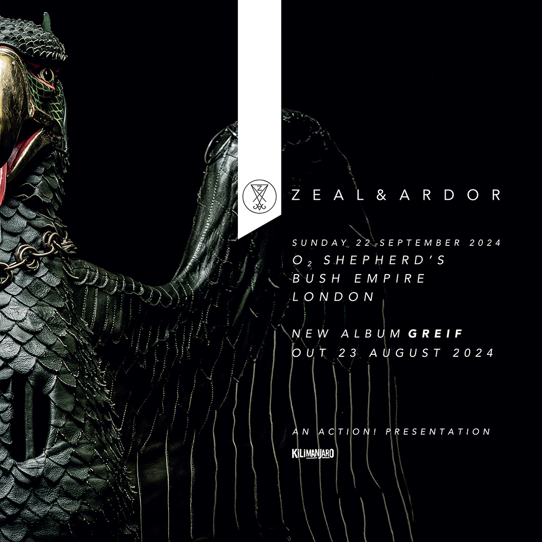 Swiss avante-garde metal band @zealandardor are back with their fourth studio album 'GREIF'. They're heading our way on Sun 22 Sep. Tickets are on sale now 👉 amg-venues.com/Bjjm50RoLre