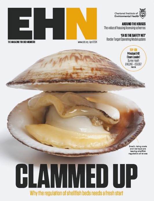 Look out for the next edition of EHN #environmentalhealth news - with a cover story on why the regulation of shellfish beds needs a fresh start @The_CIEH