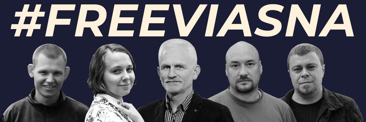 Congratulations to the brave human rights defenders at @viasna96 on the 28th anniversary of their founding. Five Viasna activists, including Nobel Peace Prize laureate Ales Bialiatski, are now behind bars in #Belarus for defending human rights. They must be set free. #FreeViasna