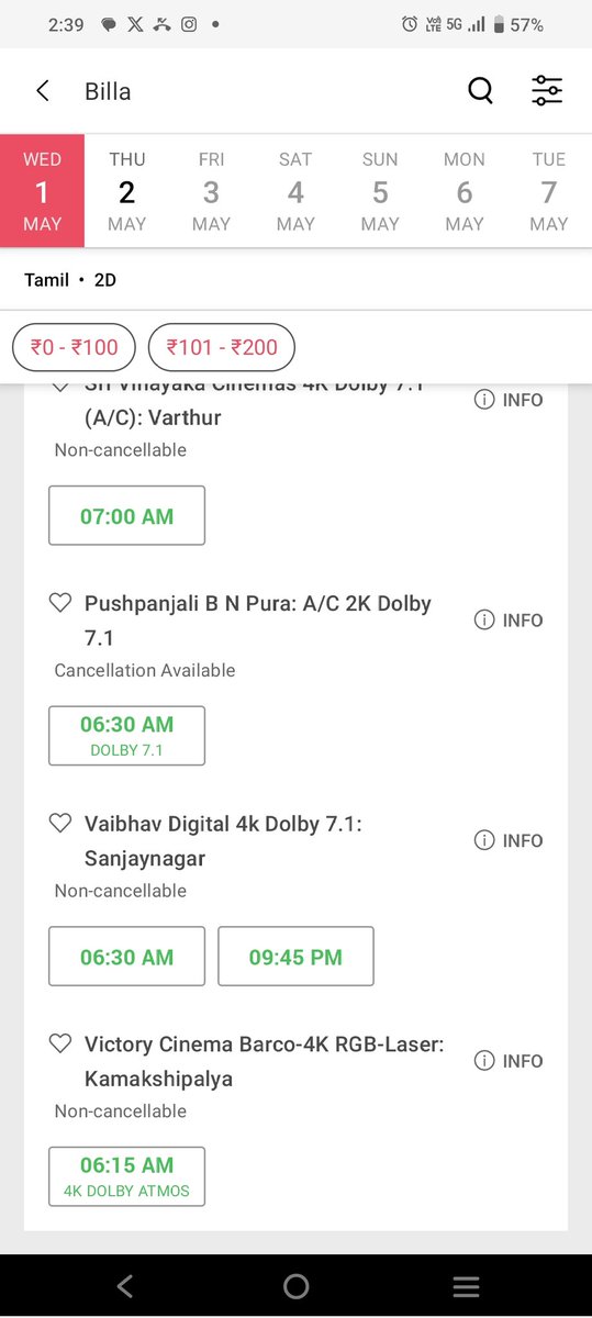 #Billa Booking open #Karnataka #Bengaluru #Ak fort 🔥💥
#VidaaMuyarachi #GoodBadUgly