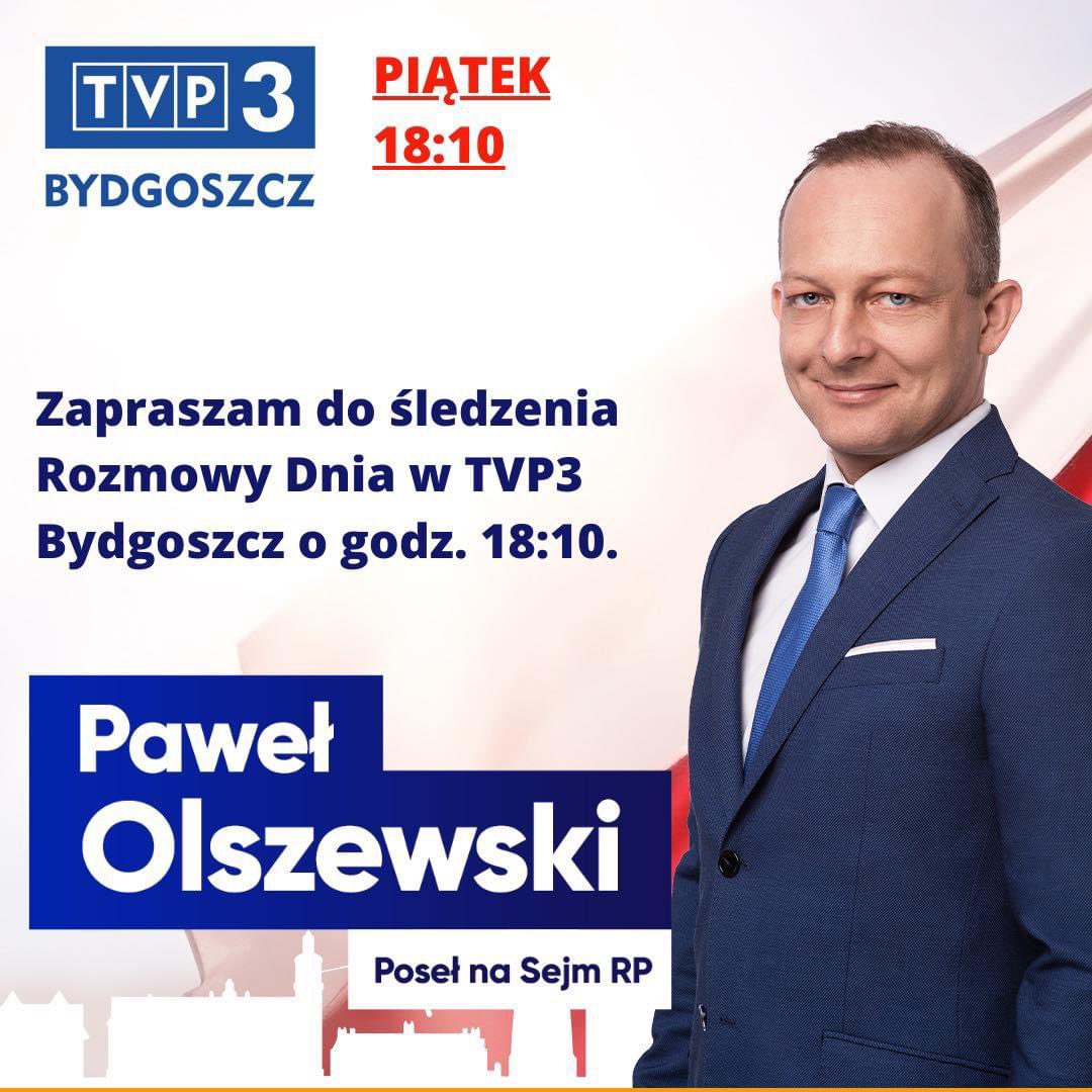 Po 8 latach wracam do niezależnej @tvpbydgoszcz . Zapraszam do śledzenia Rozmowy Dnia o 18:10. Jako wiceminister cyfryzacji @CYFRA_GOV_PL poruszę m.in. wątki: ✅ cyberbezpieczeństwa ✅ wyborów ✅ aktualnej sytuacji politycznej w kraju i regionie