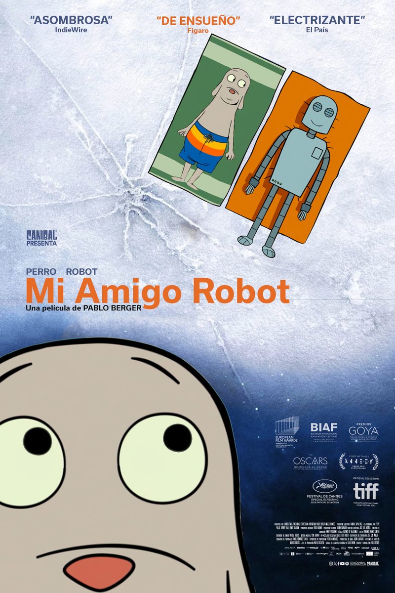 cineCANIBAL's tweet image. &quot;En mis recuerdos siempre estarás&quot;
#MiAmigoRobot #RobotDreams
Ahora en cines
