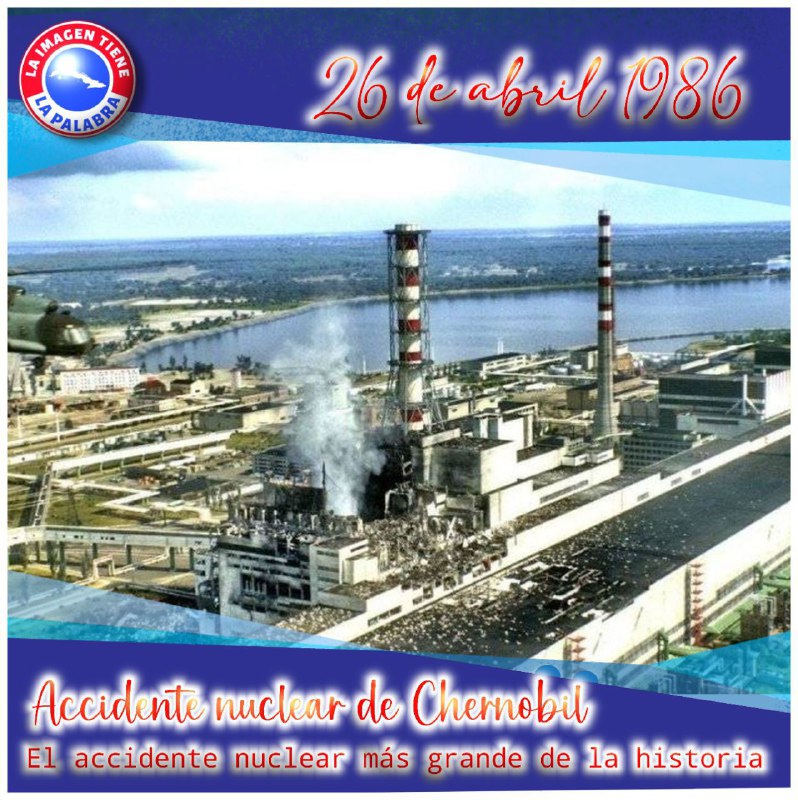 Al ocurrir el accidente nuclear en Chernobil  #Cuba extiende su brazo amigo y en gesto humanitario recibe parte de los afectados por la iradiación nuclear para se recuperación en suelo patrio .
#CubaViveEnSuHistoria
#CubaPorLaVida