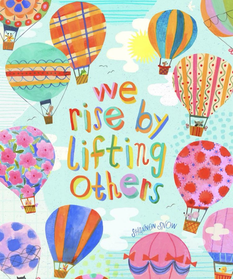 This Friday please consider this - we rise by lifting others. Choose kindness ❤️ Image: instagram.com/hello.shannon @actionhappiness @West_Suffolk @WestSuffolk @WestSuffolkNHS @bstetc @StMarysBSE @stedscath @SNEE_ICS