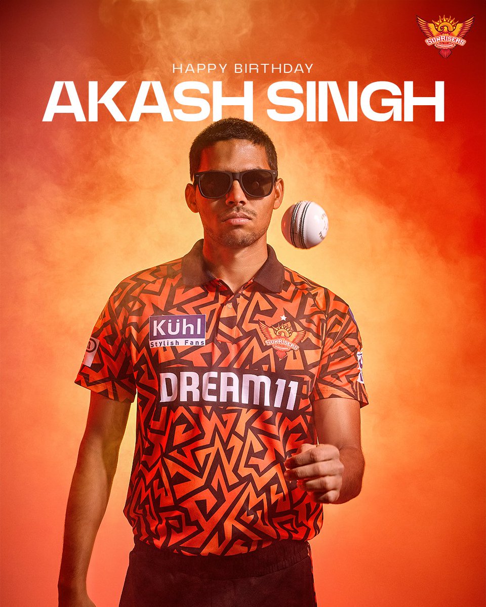 Send our 💌 to our stylish speedster on his special day 🎁 Happy birthday, Akash 🥳