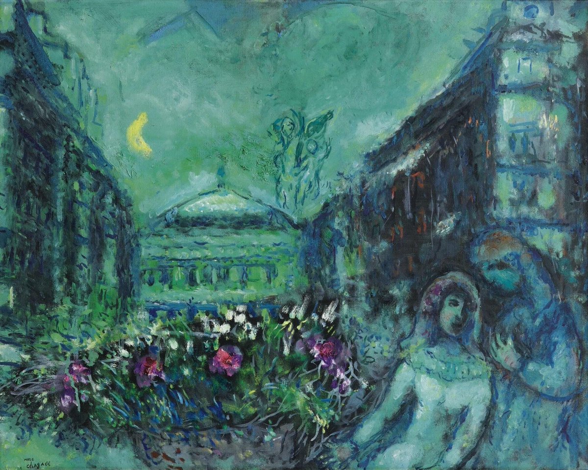 La avenida de la ópera,1969
Chagall 🖼️

#ViernesDeArte