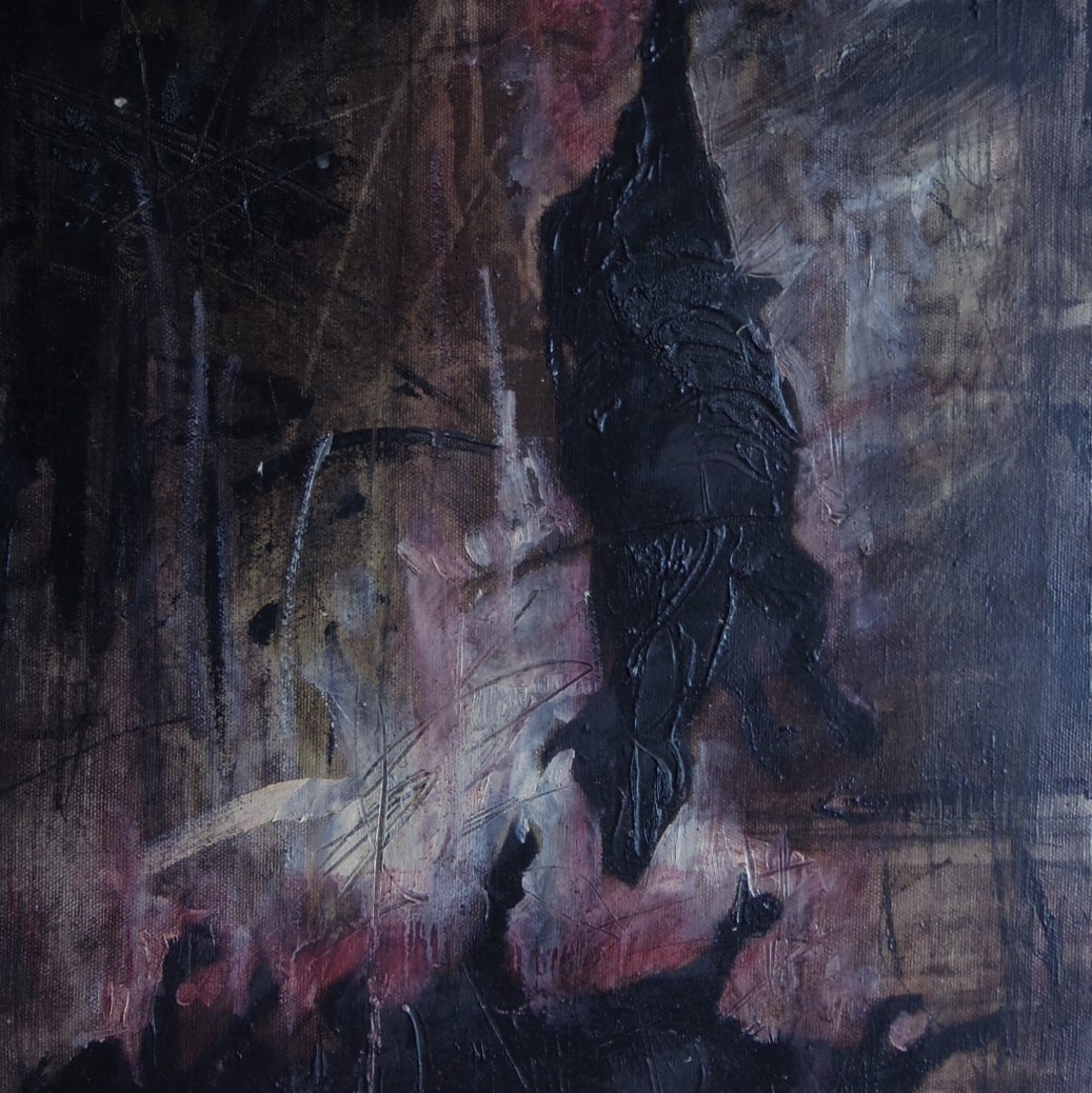 'rats coat, crow skin, cross staves' an old #oilpainting from 2001