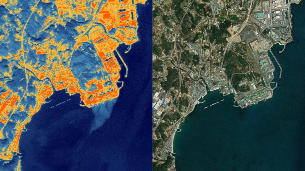 Our thermal data captured at the Kori Nuclear Power Plant reveals thermal anomalies associated with water pollution. With these insights we’re empowering stakeholders to take proactive measures to preserve ecosystems 👇 satellitevu.com/press/advancin… #EarthDay2024 #ClimateAction #EO