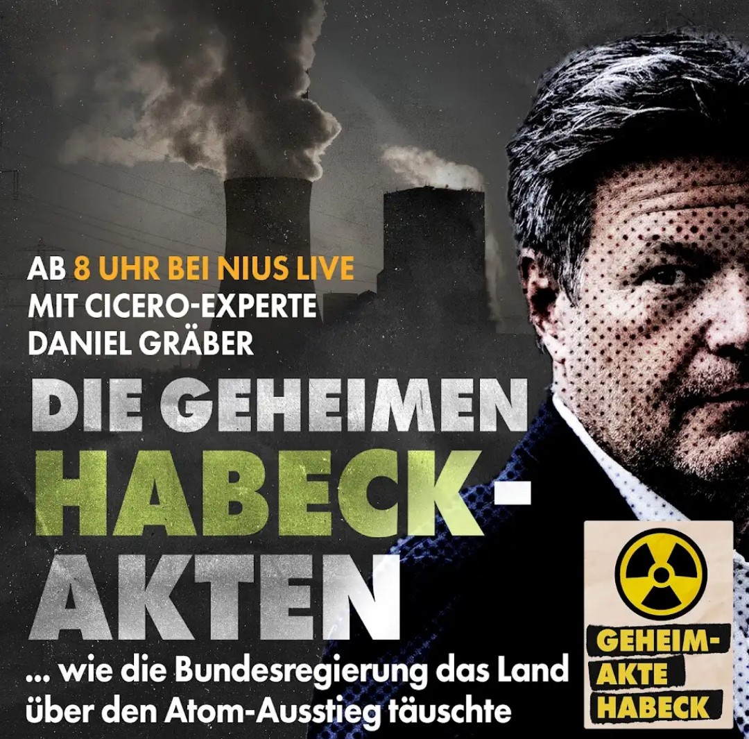 #habecksgeheimakten 
Ich finde es einfach nur amüsant was da aufgedeckt wurde. 
Kein Mensch kann doch geglaubt haben,  dass die Atomkraftwerke keine Rolle beim Strompreis gespielt hätten. 
Ich der größten Enegiekriese die Werke aus Idiologieschen gründen abschalten, war Wahnsinn.