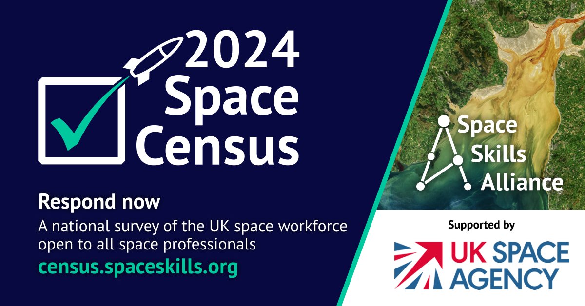Have you taken part in the #2024SpaceCensus? 🚀 The results will help improve what it’s like to work in the sector, tackle discrimination, and make the sector more attractive to new recruits. 🌌 Have your say 👉 census.spaceskills.org