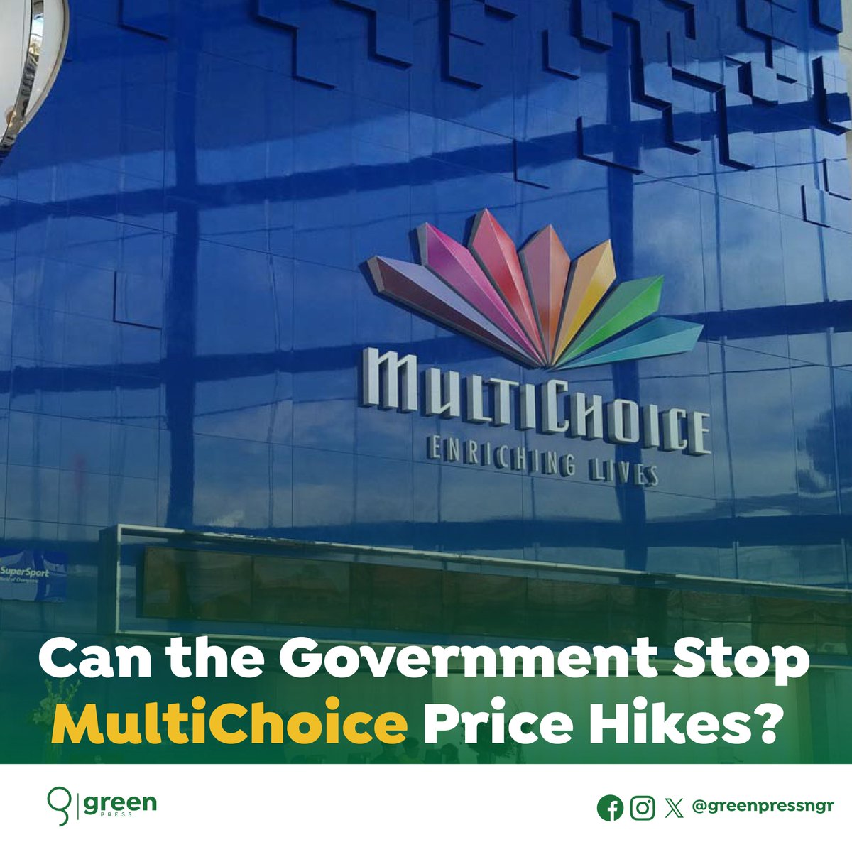 Can the Government Stop MultiChoice Price Hikes? Nigerians are fuming after MultiChoice, the operator of DStv and GOtv, announced another price hike for all its packages, effective May 1, 2024. Many feel this 'arbitrary decision' disregards the harsh economic realities they…