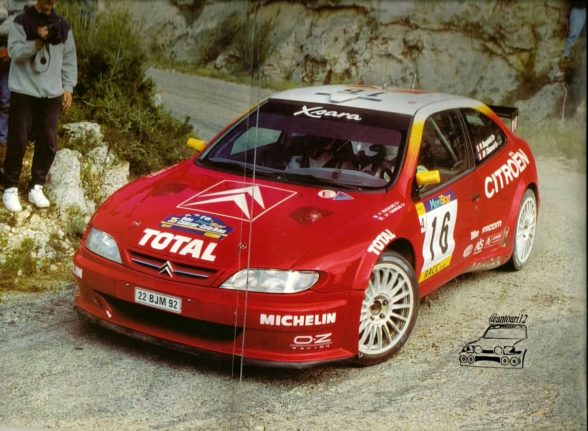 #1999RallyCataluñaCostaBrava #1999RallydeEspaña
#PhilippeBugalski +
#JeanPaulChiaroni
Ganadores 😃 👍🏻 👏🏻 🍾🎂
#CitroënXsarakitcar
#Citroensport #Citroentotal
#classicrallys
#classicrallycars #classicars
#wrclegends #oldsrallycars
#Leyenddrivers #Leyendcars
#wrc #ilikerallycars