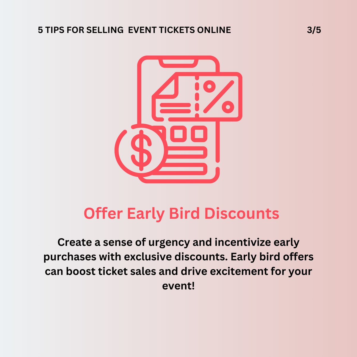 🎟️ Selling event tickets online? Check out our top tips! From optimizing your ticketing page to leveraging social media, we've got you covered. Swipe through and level up your ticket sales game with Hytix! 🚀