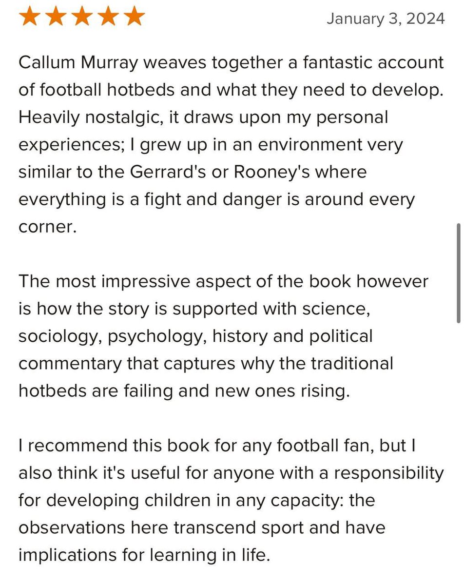 Came across a really kind and generous review of my book Something in the Water from goodreads.com the other day. Really pleasing to see and I’m glad people are enjoying the book and finding it useful. The book was created so that the lessons within - and what I have