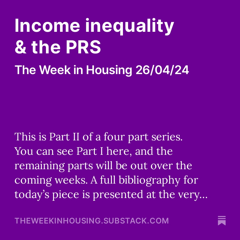 2nd piece on housing inequality, looking at link between rents & income inequality. Some interesting new research on this in last couple of years @NeilGray00 @Eduardo_gonzlez @Gil_JavierGil @JaimePalomera @mcmnorris @ciarannugent @RachelSlaymake1 @otoolecm @barratree