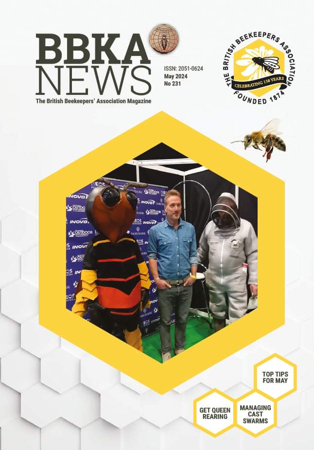 The May edition of BBKA News is out soon 🐝Wally Shaw looks at cast swarming 🐝Dan Basterfield examines simple queen raising 🐝Lynfa Davies highlights the Miller queen rearing method 🐝Tim Lovett celebrates the BBKA’s 150 anniversary 🐝Plus, regulars, features, recipes & letters