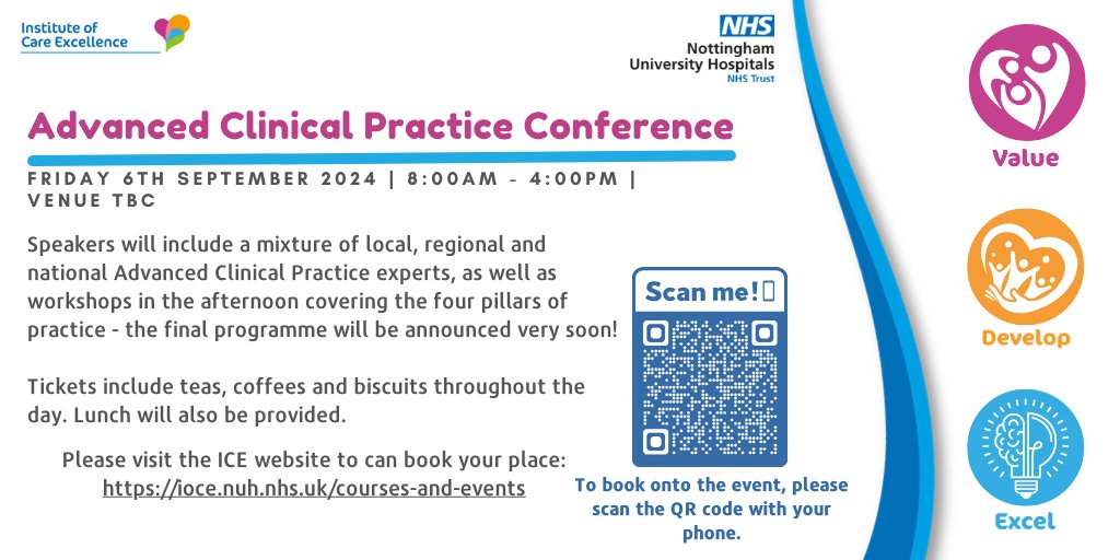 NUH Nursing (@nuhnursing) on Twitter photo 📢Advanced Clinical Practice Conference 2024 at <a href="/nottmhospitals/">Nottingham University Hospitals</a> 📅
Calling all Advanced Clinical Practitioners a part of #TeamNUH <a href="/JamesPrattACP/">James Pratt</a>
This year’s conference will be on Friday 6th September.
Find more details and book your place below👇
bit.ly/3YVN6oD 📢Advanced Clinical Practice Conference 2024 at <a href="/nottmhospitals/">Nottingham University Hospitals</a> 📅
Calling all Advanced Clinical Practitioners a part of #TeamNUH <a href="/JamesPrattACP/">James Pratt</a>
This year’s conference will be on Friday 6th September.
Find more details and book your place below👇
bit.ly/3YVN6oD