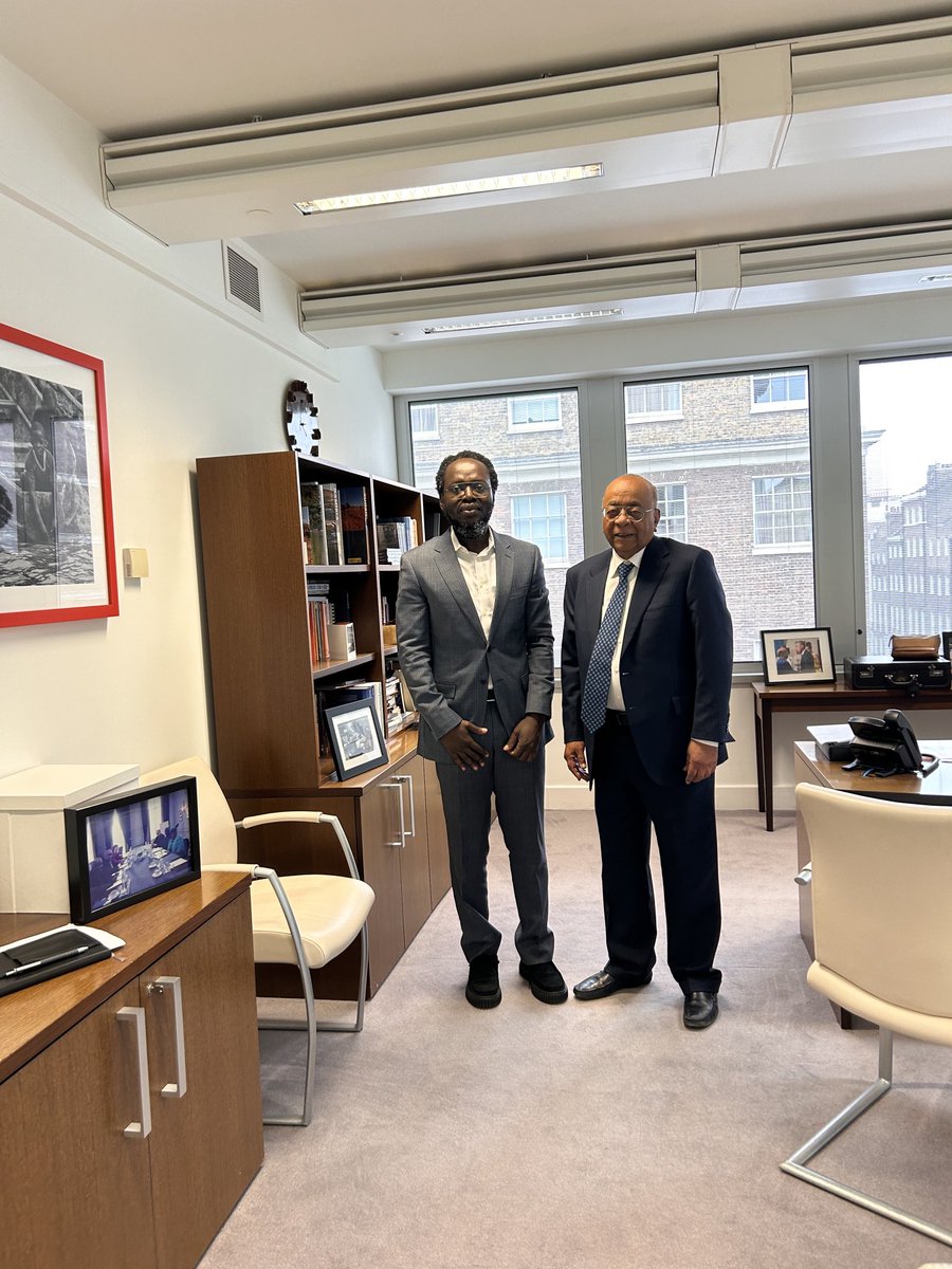 It was very nice to meet African football legend Emmanuel Adebayor and a great conversation, as always, with Dr Mo Ibrahim, whose determination to promote governance in Africa remains unfazed. I have always enjoyed his candidness, insights, and hope for Africa’s future.