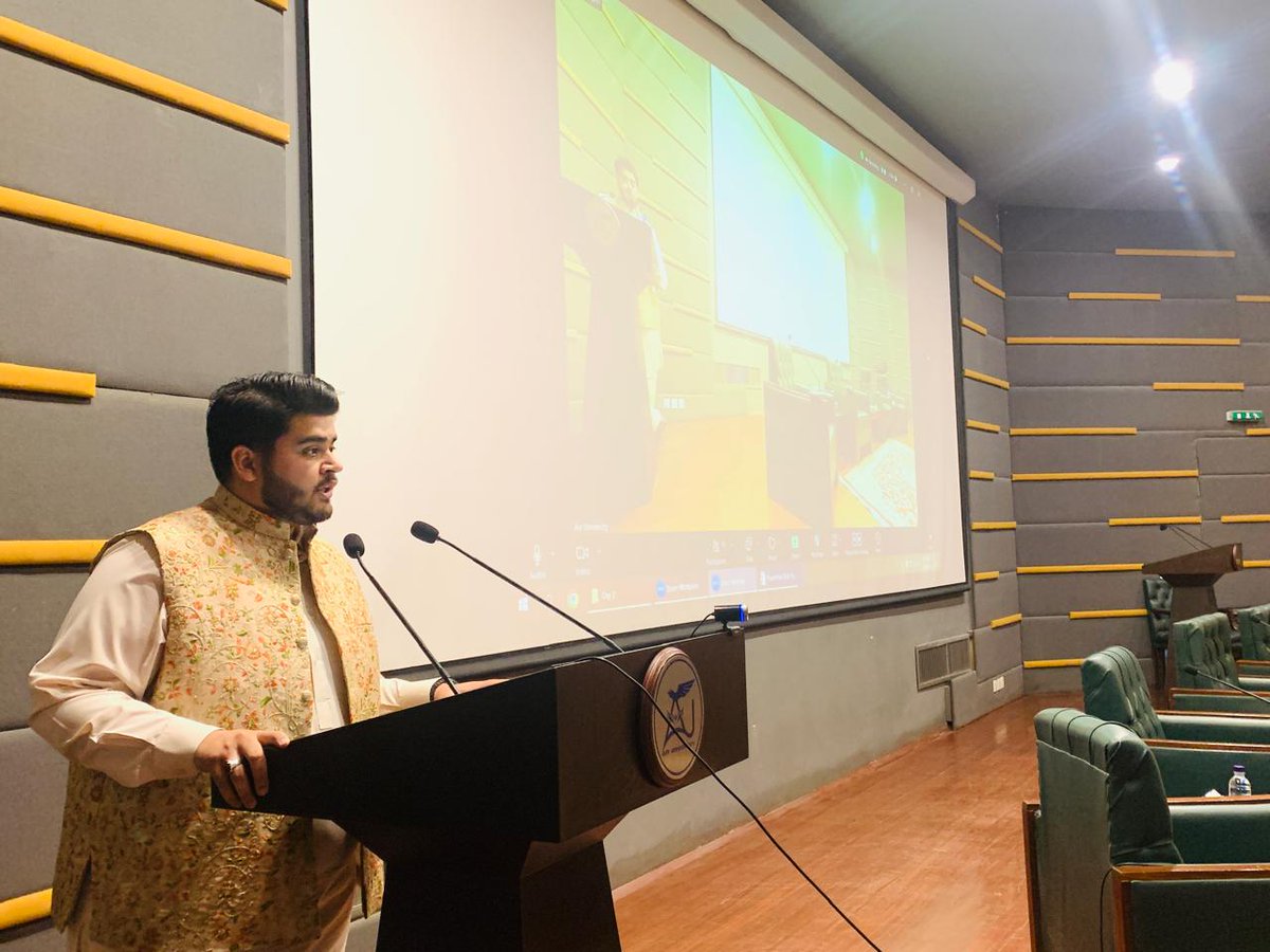 @f_aider Mr. Faraz Haider, Lecturer, Strategic Studies, delivered the introductory remarks on the second day the theme of which is 'Origins of Strategic Studies in South Asia: the Influence of the Cold War Discourses' @fass_air @f_aider