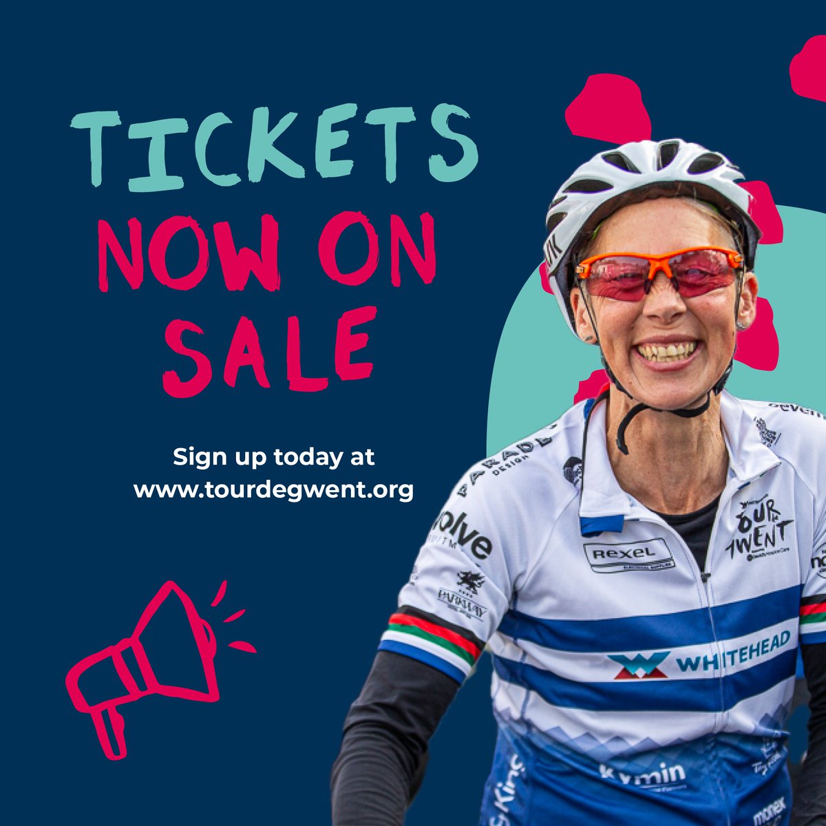 Sunday 15th September -  Ride for charity &amp; brighten someone’s day 🌞 

Registration includes our exclusive annual jersey, bike maintenance crew, recovery vehicles &amp; water/feed stations. Money raised goes towards funding the work of <a href="/SDFHC/">St Davids Hospice</a>. 

Sign up at tourdegwent.org