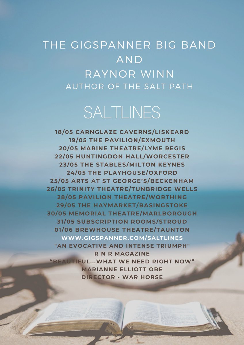 'An ethereal evening. A journey of words and sound about our beautiful coastline. New words merging with old words, tales of traditions lost, change ahead, grief, celebration, and above all, nature. Very grateful to be able to take this time out to reflect and be captivated'