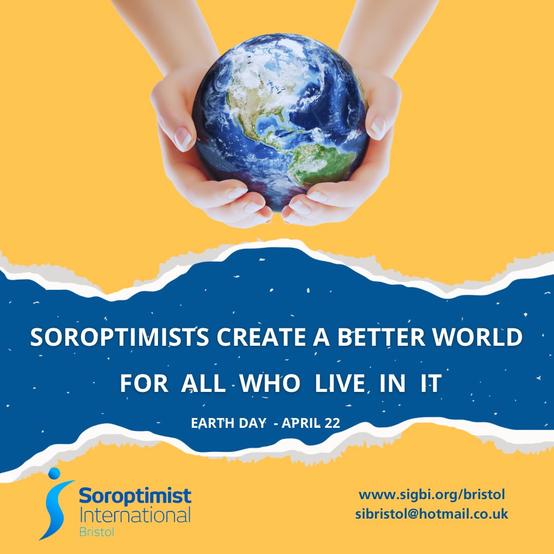#Soroptimists acknowledge the interconnectedness of all living beings & the importance of preserving biodiversity & ecosystems. On #WorldEarthDay2024 let’s reflect on our impact on the Earth & make changes in our daily lives to protect our planet. @SIGBI1 #SoroptimistBristol