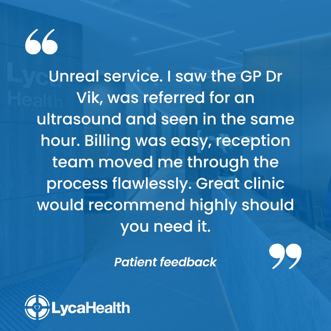 Some wonderful feedback about our private GP and diagnostic service in Canary Wharf! 

#FeedbackFriday #PatientFeedback