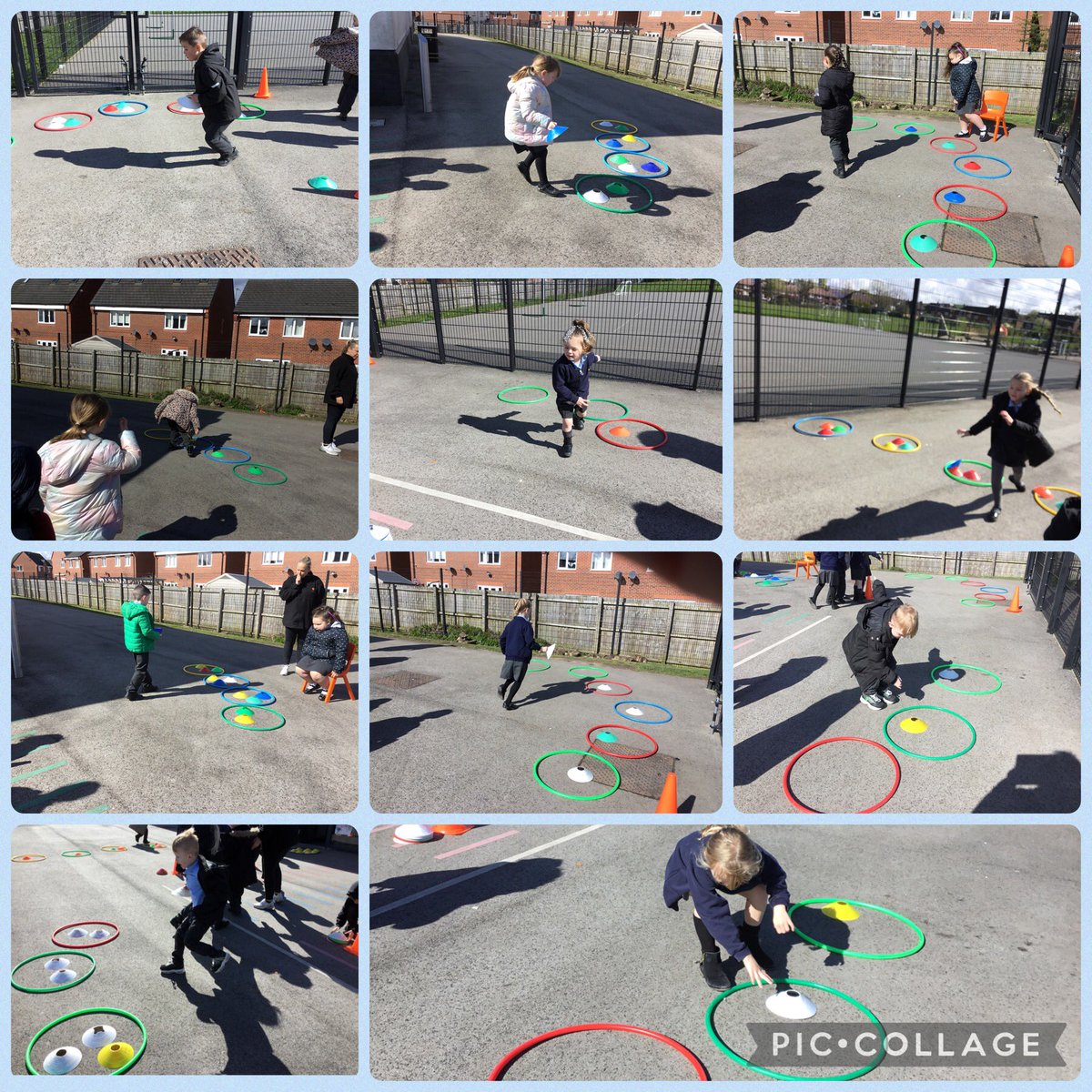 We love active maths in Year 1. Today we explored sharing into equal groups whilst raising our heart rates and getting fresh air! @Inspire_Ashton @inspire_pe @Inspire_Maths1