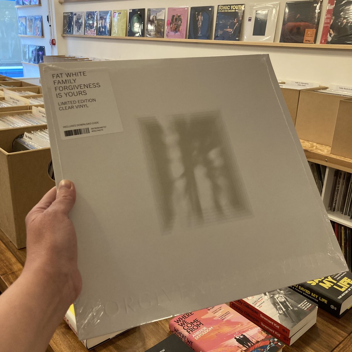 It’s #NewMusicAlert ! We have Forgiveness Is Yours from the brilliant @FatWhiteFamily on indie exclusive clear #vinyl .