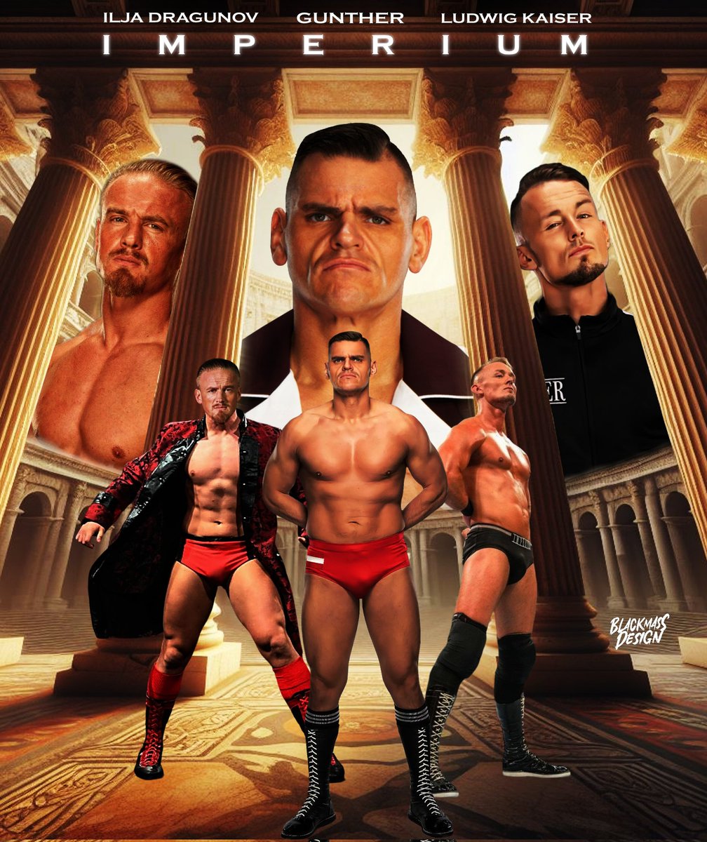 After the #WWEDraft we could have this ! #IljaDragunov #Gunther #LudwigKaiser #WWE #SmackDown #WWERaw #Imperium