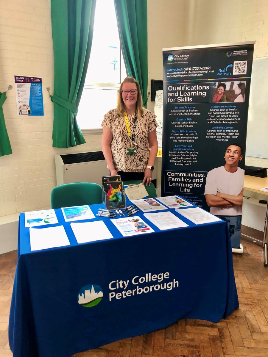 We are hosting a Jobs Fair with the @DWPgovuk today, until 1pm, at our Brook Street Campus.

#jobsfair #peterborough  #CareerFair #EmploymentOpportunities #JobSearch #TrainingProviders #JobOpportunities #EmploymentFair #JobFairUK #JobSeekers