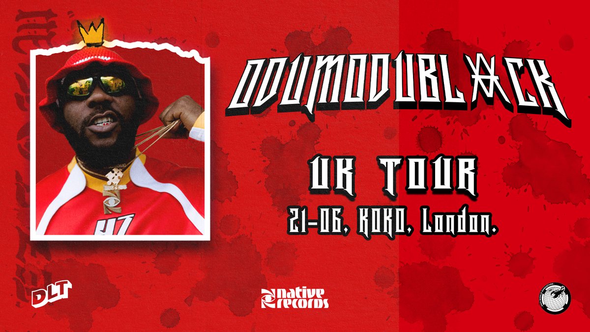 ON SALE NOW: @Odumodublvck_ comes to #KOKO on 12.06.24! Tickets on sale now: news.koko.co.uk/KOKOlive