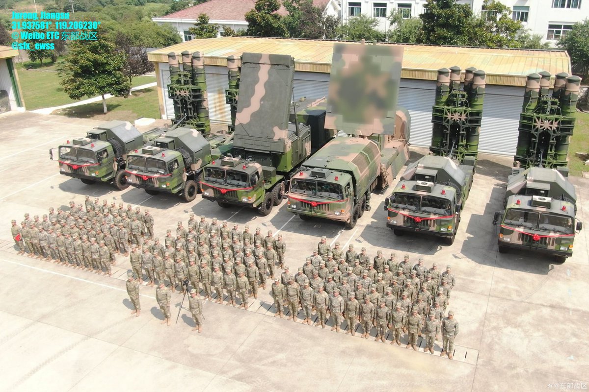An HQ-9 site of ETC received a new HQ-9 SAM system last year.

#EastChinaSea #ChinaPLA #PLAAF #HQ9B