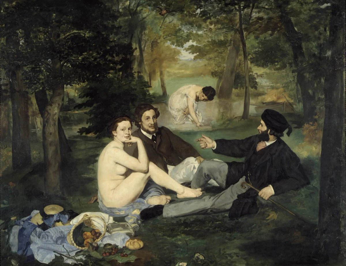 #lapeinturedujour
‘Je peins ce que je vois et non ce qu'il plaît aux autres de voir’.
Edouard Manet meurt à Paris le 30 avril 1883 de la syphilis. Précurseur de la peinture moderne, il laisse 400 toiles entre réalisme et impressionnisme, dont 'Le déjeuner sur l'herbe'.
#humanité