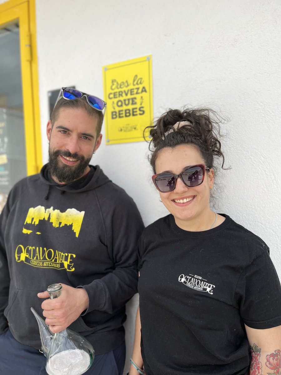 Lo mejor de Segovia no es el cochinillo ni el lechazo🐖, sino la cerveza de Octavo Arte 🍻 que vendrá a BIRRAMOLINOS de la mano de Irene y Tacho👏👏👏