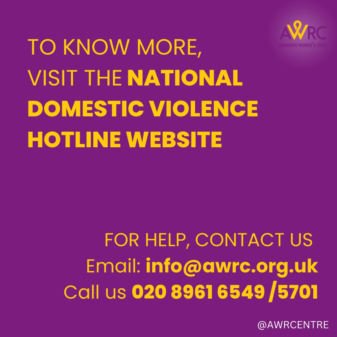 Gaslighting is a form of emotional abuse. To know more, visit thehotline.org/resources/what… Contact us by emailing info@awrc.org.uk or calling 020 8961 6549/5701