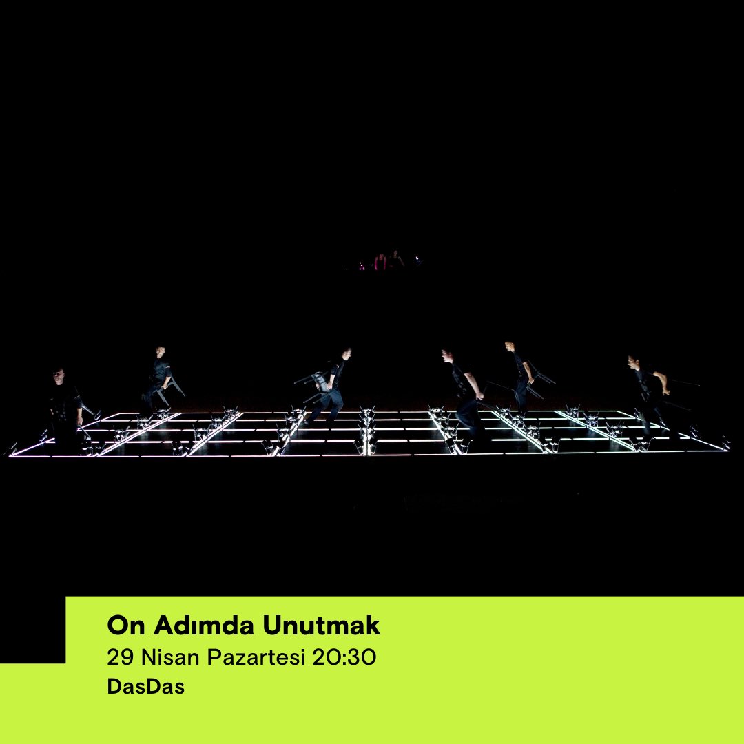 Şahika Tekand’ın yazıp yönettiği On Adımda Unutmak, 29 Nisan’da DasDas’ta! 🎭 Bu tiyatro kaçmaz diyorsan Mobilet'te yerin hazır! 🎫 @dasdasistanbul #Mobilet #Etkinlik #Sahne #Tiyatro #İstanbulTiyatro #OnAdımdaUnutmak mobilet.com/tr/event/on-ad…