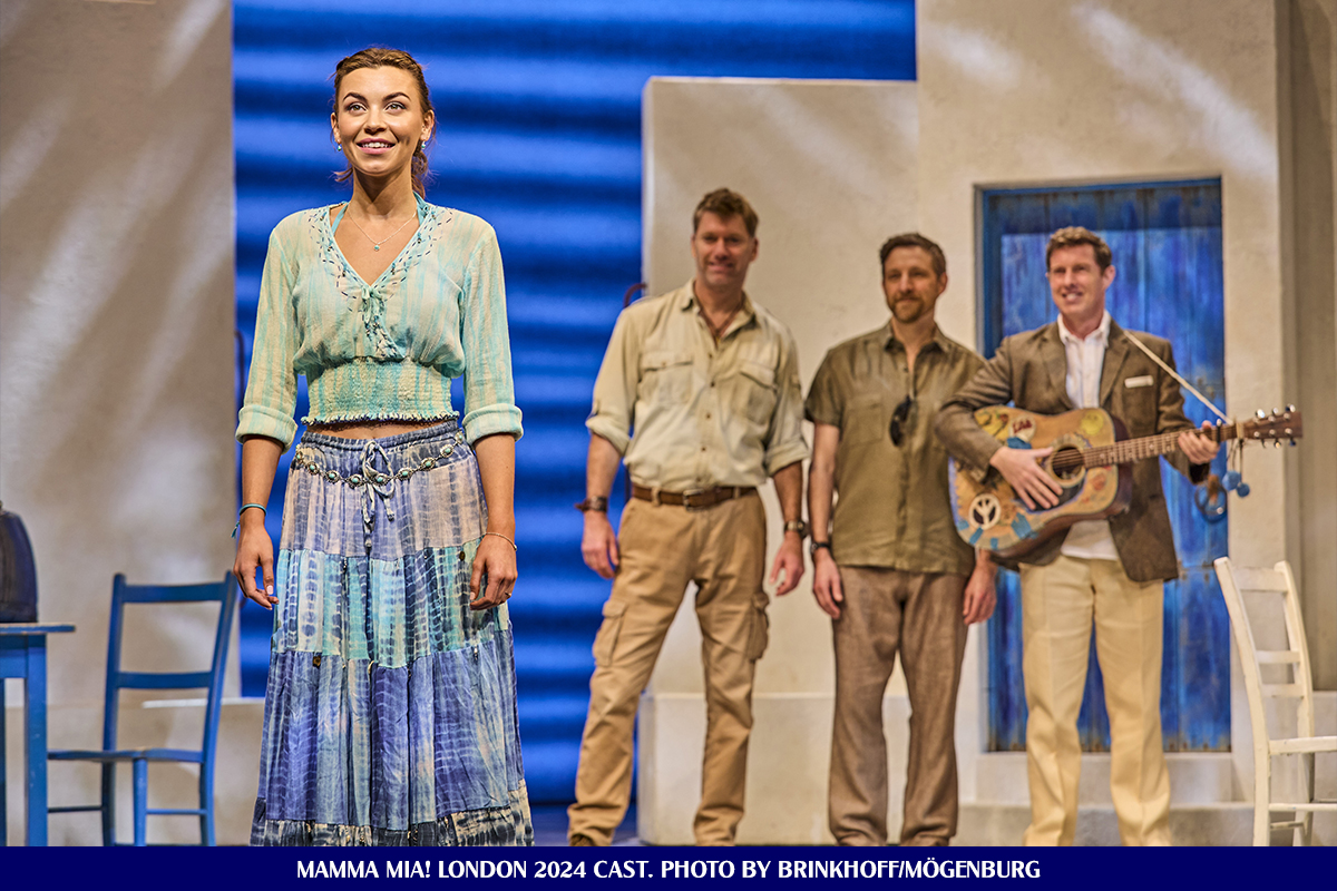 #TGIF Who is joing us on our sunny island idyll this weekend? Let us know in the comments below👇💙 Visit our website: bit.ly/mamma-mia-webs… #MammaMiaMusical #MammaMiaLondon