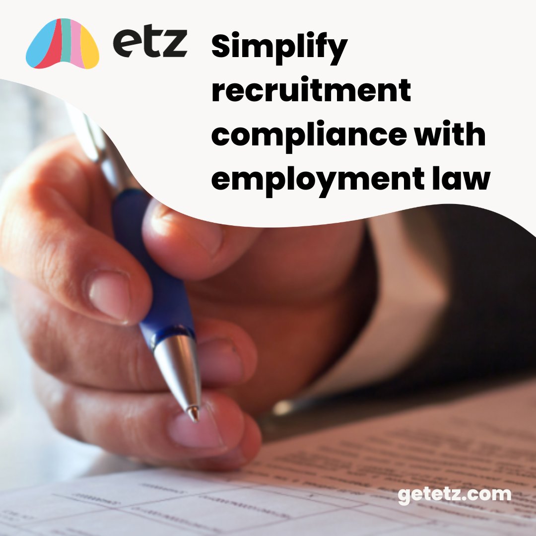 🌟 Transform your compliance strategy! ETZ Comply helps recruitment agencies manage documentation more effectively, ensuring seamless compliance with employment laws. 
Boost your efficiency and compliance with ONE solution. 
🔗 getetz.com/recruitment/et…
#ComplianceManagement