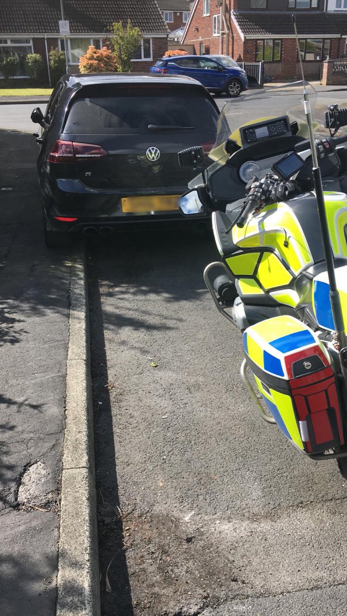 Stopped yesterday by #GMPMotorcycleUnit.  Documents produced but something didn’t sit right with the officer.

Bit of digging this morning and found the documents would have been fraudulent.
Vehicle located parked up in Little Lever and seized 165.
#opwolverine #165