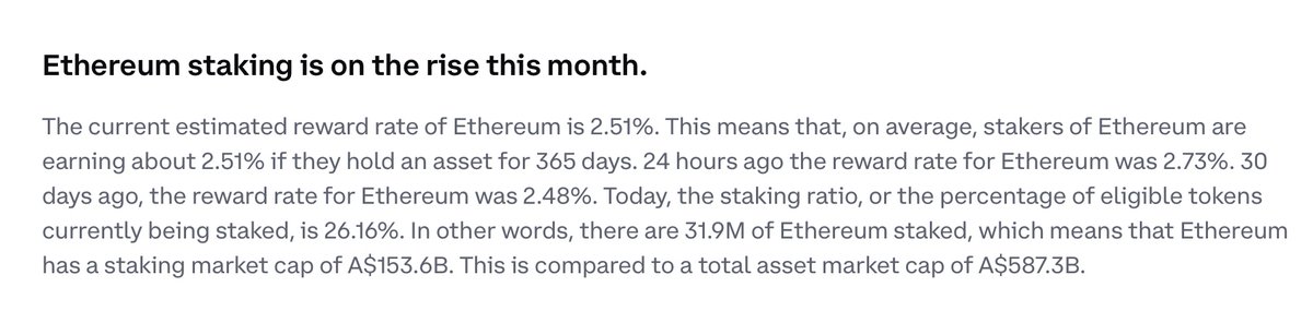 @JimKnox123 I believe they're planning something worse, since the SEC will claim ETH became a security when it transitioned to proof of stake. Thus staking makes ETH a security in itself, by their logic. - Expectation of profits = by simply holding ETH.