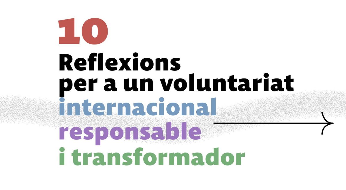 🌎Saps com és un voluntariat internacional responsable i transformador? ▶️Respon a una demanda local ▶️Contempla una formació especialitzada ▶️Evita l'assistencialisme A l'🔗 trobaràs fins a 10 reflexions sobre aquest voluntariat!👇 lafede.cat/ca/10-reflexio…