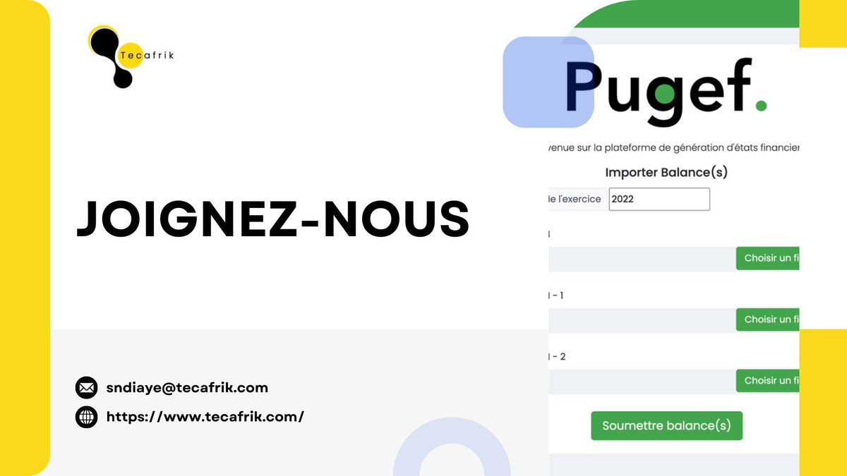 tecafrik's tweet photo. ils nous font confiance !!!
Vous etes entrepreneur ou une entreprise recherchant une solution pour générer facilement vos rapports financiers ?

 Cliquez sur le lien ci-dessous pour découvrir comment Tecafrik peut vous aider à optimiser votre conformité financière. ✍ https://t.co/lKkYTGaLV7